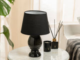 Lampe De Table Marcel 12x12x35cm Noir
