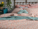 Floweret Bettdeckenbezug-Set Baumwolle Doppel 200X220Cm Bernsteinfarben - Rosa