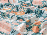 Couverture D'été Pour Une Personne, Camellia, 150x220cm Pêche