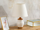 Lampe De Table, Rachel, 28x45cm Blanc