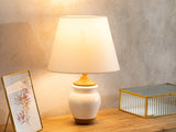 Lampe De Table, Rachel, 28x45cm Blanc