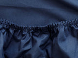 Plain Jersey En Coton Pour Une Personne Ensemble Drap Housse 100x200cm Bleu Nuit