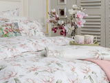Magnolia Bettdeckenbezug-Set Baumwolle Einzel  160X220Cm Rosa