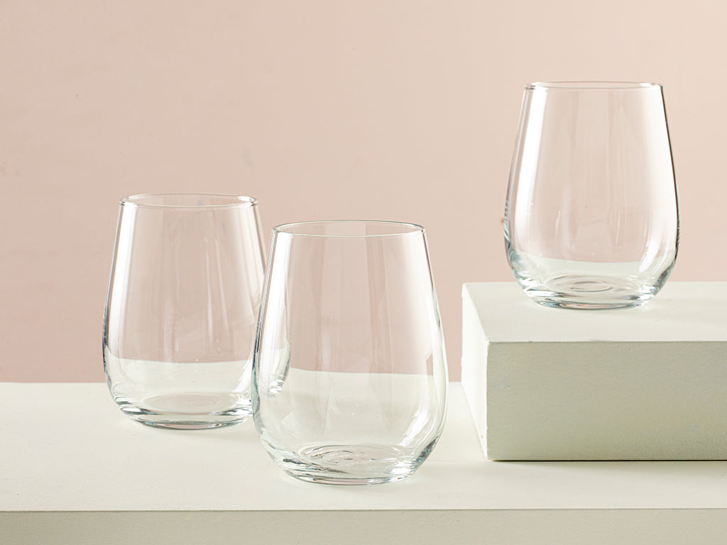 Berlin Trinkglas 3Er-Set Glas 360Ml Klar