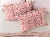 Midsummer Blossom Kissenbezug Baumwolle 2Er-Set 50X70Cm Korallenrot