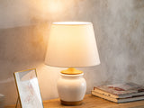 Lampe De Table, Rachel, 35cmcm Blanc