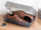 Boîte Rangement Chaussures En Plastique Pour Hommes, Loya, 37x20x13cm, Anthracite