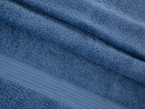 Serviette Visage, Pure Basic, 50x90cm Bleu Foncé
