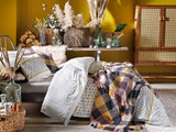 Urban Folk Bettdeckenbezug-Set Baumwolle Einzel  160X220Cm Grau