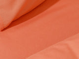 Housse De Couette Single Coton Plain 160x220cm Orange-gris