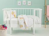 Little Mermaid Baby-Bettdeckenbezug-Set Baumwolle 100X150Cm Rosa