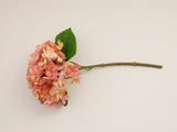 Fleur Artificielle Branche Hydrangea 33cm Rose Foncé