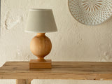 Lampe De Table, Wooden, 35x50cm Brun