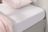 Soft Baby-Spannbettlaken Baumwolle 70X140Cm Weiß