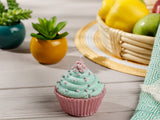 Spotty Cupcake Bougie Vert
