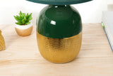 Elegant Lampe De Table Vert-or