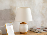 Lampe De Table, Rachel, 35cmcm Blanc