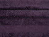 Serviette Visage, Pure Basic, 50x90ccm Violet Foncé