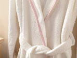 Little Unicorn Kinderbademantel Baumwolle-Polyester 8-10 Jahre Weiß