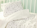 Dandelion Baby-Bettdecken-Set Mit Kissen Baumwolle 95X145Cm Grau