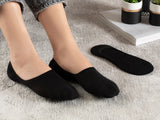 Regular No-Show-Socken Baumwolle Damen 2Er-Set Standard Schwarz