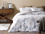 Monochrome Bettdeckenbezug-Set Baumwolle Einzel  160X220Cm Schwarz - Weiß