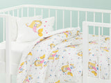 Little Mermaid Baby-Bettdeckenbezug-Set Baumwolle 100X150Cm Rosa