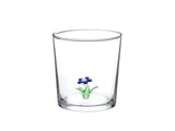 Flower Trinkglas 350Ml Blau