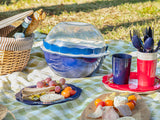Enjoy Picknick-Set Kunststoff 32-Teilig Navy