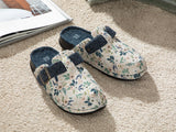 Bloom On Polyestere Chaussons Maison 40 Gris - Bleu Marine