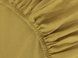 Plain Coton Pour Une Personne Ensemble Drap Housse 100x200cm Vert Kiwi