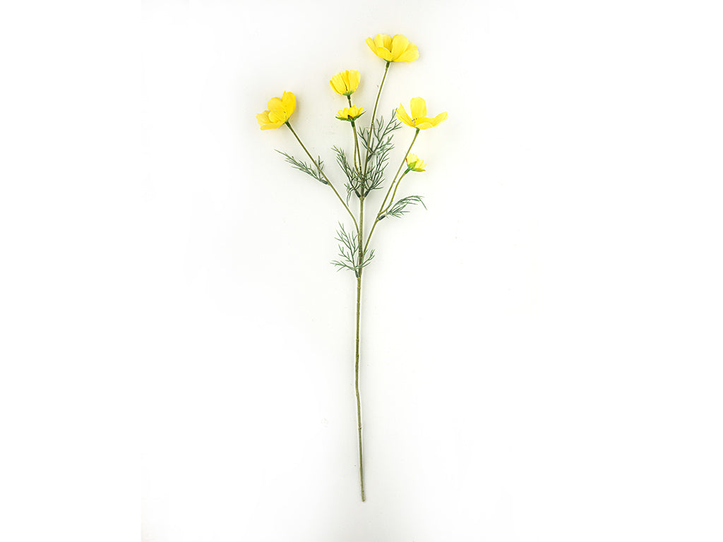 Fleur Artificielle, Daisy, 62cm Jaune